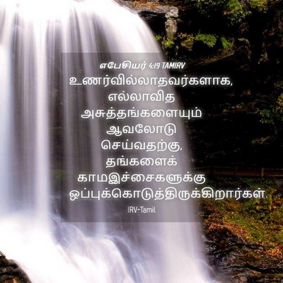 Picture 04 - எபேசியர் 4:19 TAMIRV -  - Bible Verse Picture