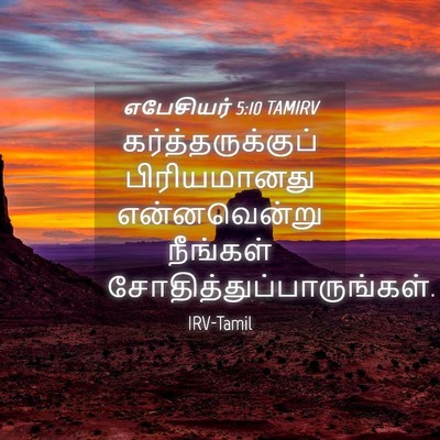Picture 04 - எபேசியர் 5:10 TAMIRV - கர்த்தருக்குப் - Bible Verse Picture
