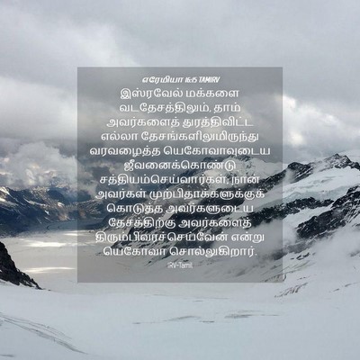 Picture 04 - எரேமியா 16:15 TAMIRV - இஸ்ரவேல் மக்களை - Bible Verse Picture