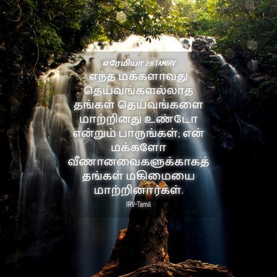 Picture 04 - எரேமியா 2:11 TAMIRV - எந்த மக்களாவது - Bible Verse Picture