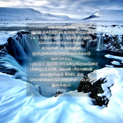 Picture 04 - எரேமியா 21:9 TAMIRV - இந்த நகரத்தில் - Bible Verse Picture