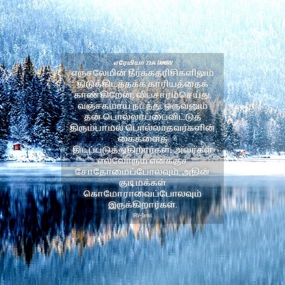 Picture 04 - எரேமியா 23:14 TAMIRV - எருசலேமின் - Bible Verse Picture