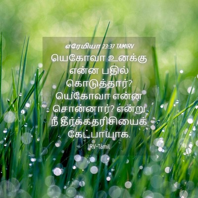 Picture 04 - எரேமியா 23:37 TAMIRV - யெகோவா உனக்கு - Bible Verse Picture