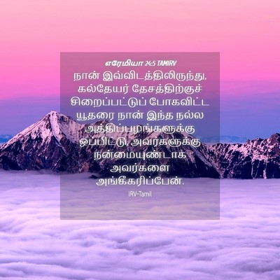 Picture 04 - எரேமியா 24:5 TAMIRV - நான் - Bible Verse Picture