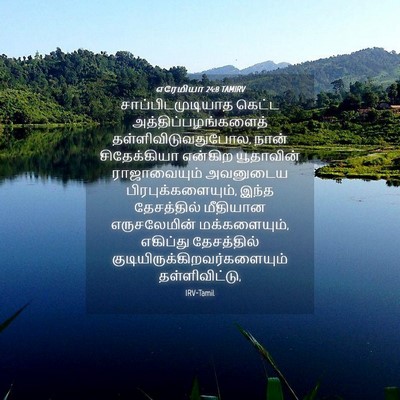 Picture 04 - எரேமியா 24:8 TAMIRV - சாப்பிடமுடியாத - Bible Verse Picture