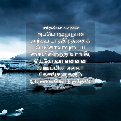 Picture 04 - எரேமியா 25:17 TAMIRV - அப்பொழுது நான் - Bible Verse Picture