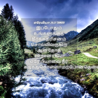 Picture 04 - எரேமியா 29:27 TAMIRV - இப்போதும் - Bible Verse Picture