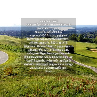 Picture 04 - எரேமியா 3:1 TAMIRV - ஒருமனிதன் தன் - Bible Verse Picture