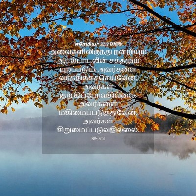 Picture 04 - எரேமியா 30:19 TAMIRV - அவைகளிலிருந்து - Bible Verse Picture