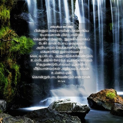 Picture 04 - எரேமியா 40:15 TAMIRV - பின்னும் - Bible Verse Picture