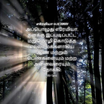 Picture 04 - எரேமியா 44:20 TAMIRV - அப்பொழுது - Bible Verse Picture