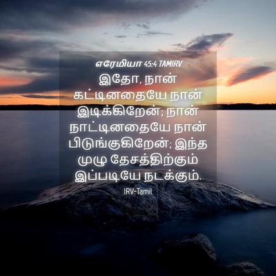 Picture 04 - எரேமியா 45:4 TAMIRV - இதோ, நான் - Bible Verse Picture