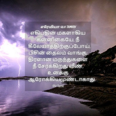 Picture 04 - எரேமியா 46:11 TAMIRV - எகிப்தின் மகளாகிய - Bible Verse Picture