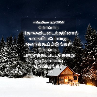 Picture 04 - எரேமியா 48:20 TAMIRV - மோவாப் - Bible Verse Picture