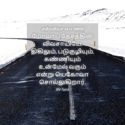 Picture 04 - எரேமியா 48:43 TAMIRV - மோவாப் தேசத்தின் - Bible Verse Picture