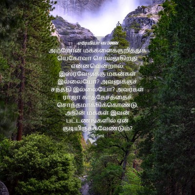 Picture 04 - எரேமியா 49:1 TAMIRV - அம்மோன் - Bible Verse Picture