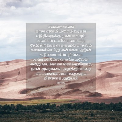 Picture 04 - எரேமியா 49:37 TAMIRV - நான் ஏலாமியரை - Bible Verse Picture