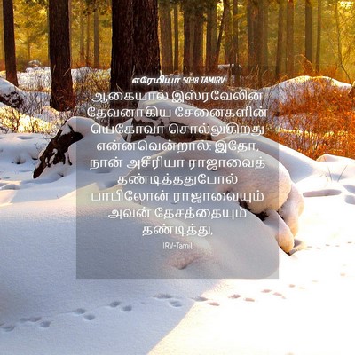 Picture 04 - எரேமியா 50:18 TAMIRV - ஆகையால் - Bible Verse Picture