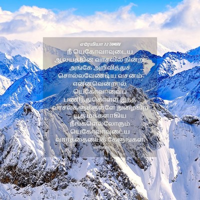 Picture 04 - எரேமியா 7:2 TAMIRV - நீ யெகோவாவுடைய - Bible Verse Picture