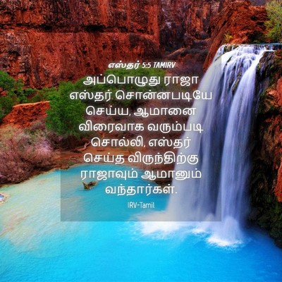 Picture 04 - எஸ்தர் 5:5 TAMIRV - அப்பொழுது ராஜா - Bible Verse Picture
