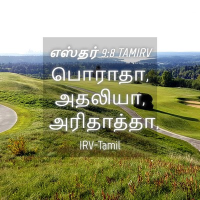Picture 04 - எஸ்தர் 9:8 TAMIRV - பொராதா, அதலியா, - Bible Verse Picture