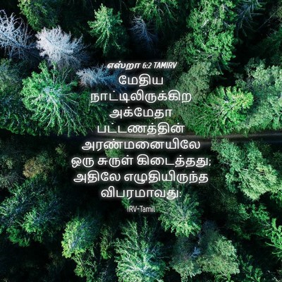 Picture 04 - எஸ்றா 6:2 TAMIRV - மேதிய - Bible Verse Picture