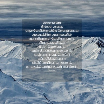 Picture 04 - எஸ்றா 8:29 TAMIRV - நீங்கள் அதை - Bible Verse Picture