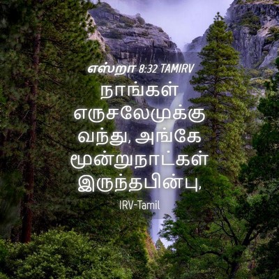 Picture 04 - எஸ்றா 8:32 TAMIRV - நாங்கள் - Bible Verse Picture