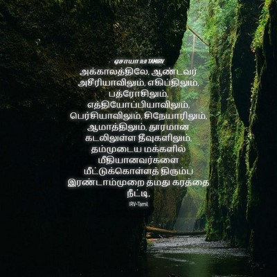 Picture 04 - ஏசாயா 11:11 TAMIRV - அக்காலத்திலே, - Bible Verse Picture