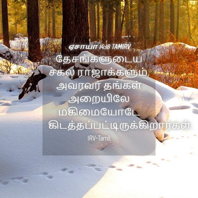 Picture 04 - ஏசாயா 14:18 TAMIRV - தேசங்களுடைய சகல - Bible Verse Picture