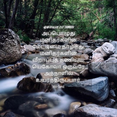 Picture 04 - ஏசாயா 2:17 TAMIRV - அப்பொழுது - Bible Verse Picture