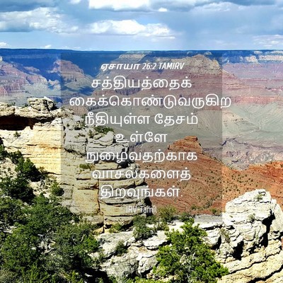 Picture 04 - ஏசாயா 26:2 TAMIRV - சத்தியத்தைக் - Bible Verse Picture