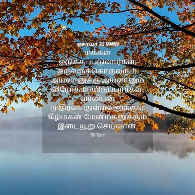 Picture 04 - ஏசாயா 3:5 TAMIRV - மக்கள் - Bible Verse Picture