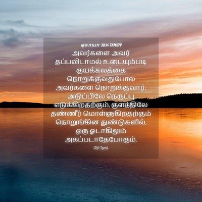 Picture 04 - ஏசாயா 30:14 TAMIRV - அவர்களை அவர் - Bible Verse Picture