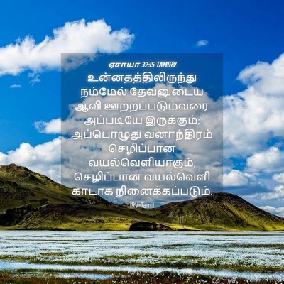 Picture 04 - ஏசாயா 32:15 TAMIRV -  - Bible Verse Picture