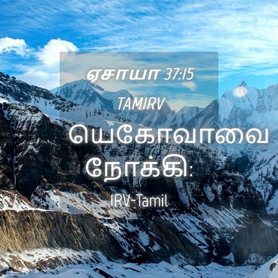 Picture 04 - ஏசாயா 37:15 TAMIRV - யெகோவாவை - Bible Verse Picture