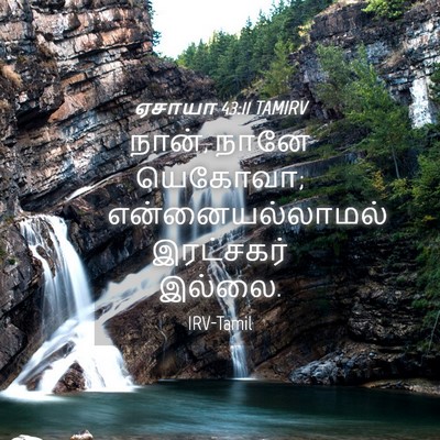 Picture 04 - ஏசாயா 43:11 TAMIRV - நான், நானே யெகோவா; - Bible Verse Picture