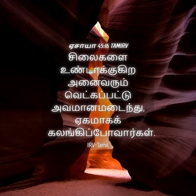 Picture 04 - ஏசாயா 45:16 TAMIRV - சிலைகளை - Bible Verse Picture
