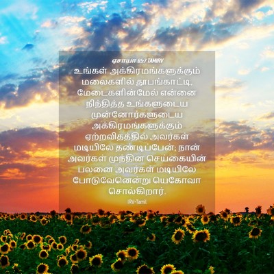 Picture 04 - ஏசாயா 65:7 TAMIRV - உங்கள் - Bible Verse Picture