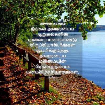 Picture 04 - ஏசாயா 66:11 TAMIRV - நீங்கள் அவளுடைய - Bible Verse Picture