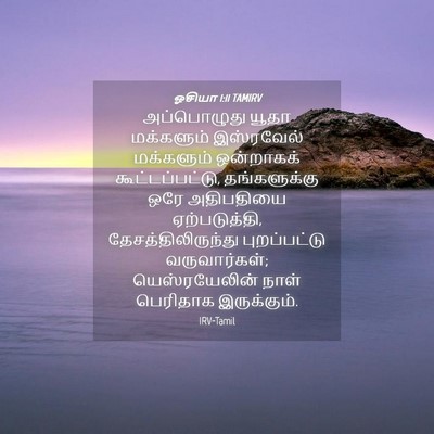 Picture 04 - ஓசியா 1:11 TAMIRV - அப்பொழுது யூதா - Bible Verse Picture