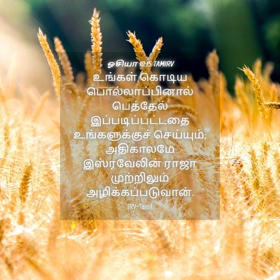 Picture 04 - ஓசியா 10:15 TAMIRV - உங்கள் கொடிய - Bible Verse Picture
