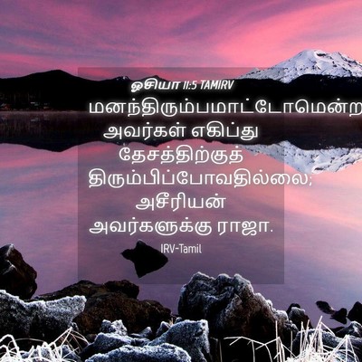 Picture 04 - ஓசியா 11:5 TAMIRV -  - Bible Verse Picture