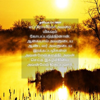 Picture 04 - ஓசியா 12:14 TAMIRV - எப்பிராயீமோ அவரை - Bible Verse Picture