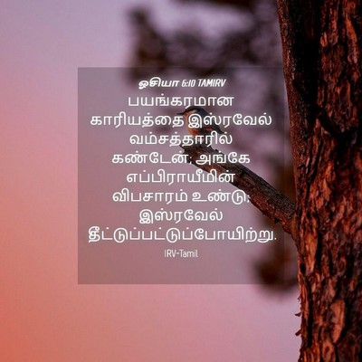Picture 04 - ஓசியா 6:10 TAMIRV - பயங்கரமான - Bible Verse Picture