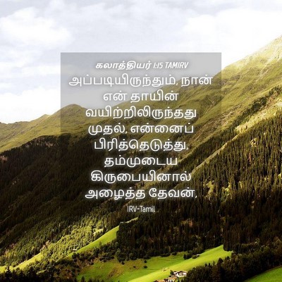 Picture 04 - கலாத்தியர் 1:15 TAMIRV - அப்படியிருந்தும், - Bible Verse Picture