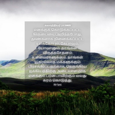 Picture 04 - கலாத்தியர் 2:9 TAMIRV - எனக்குக் - Bible Verse Picture