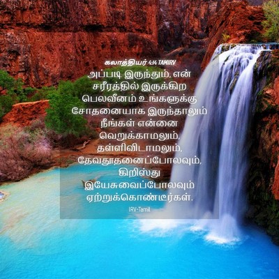 Picture 04 - கலாத்தியர் 4:14 TAMIRV - அப்படி இருந்தும், - Bible Verse Picture