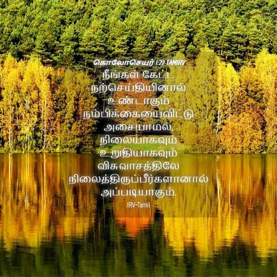 Picture 04 - கொலோசெயர் 1:22 TAMIRV - நீங்கள் கேட்ட - Bible Verse Picture