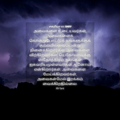 Picture 04 - சகரியா 11:5 TAMIRV - அவைகளை - Bible Verse Picture